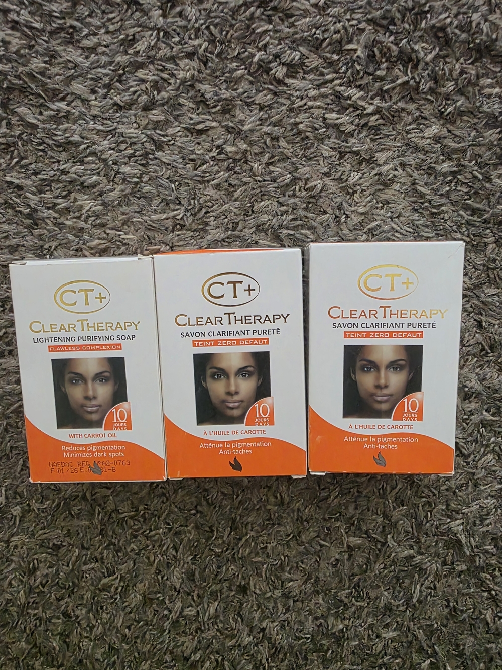 Clear Therapy Lightening Purifying Soap - Orange/Brown